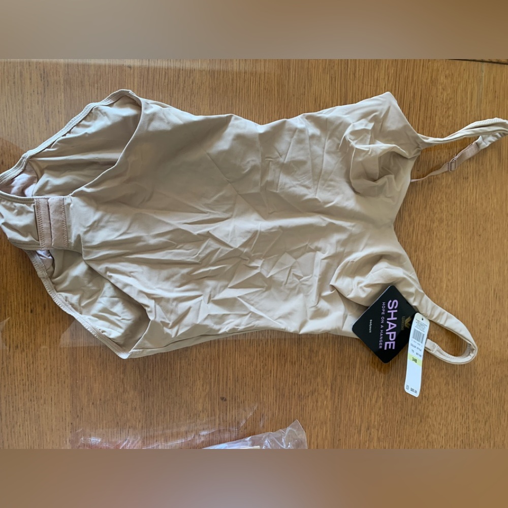 Wacoal nude spanx body suit undergarment shaper size 34B NWT